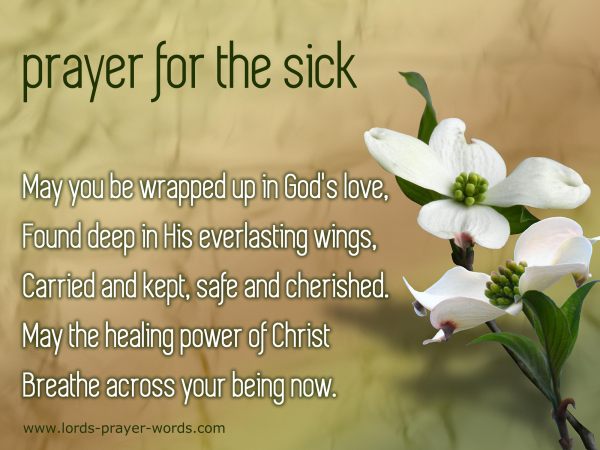 prayer for the sick