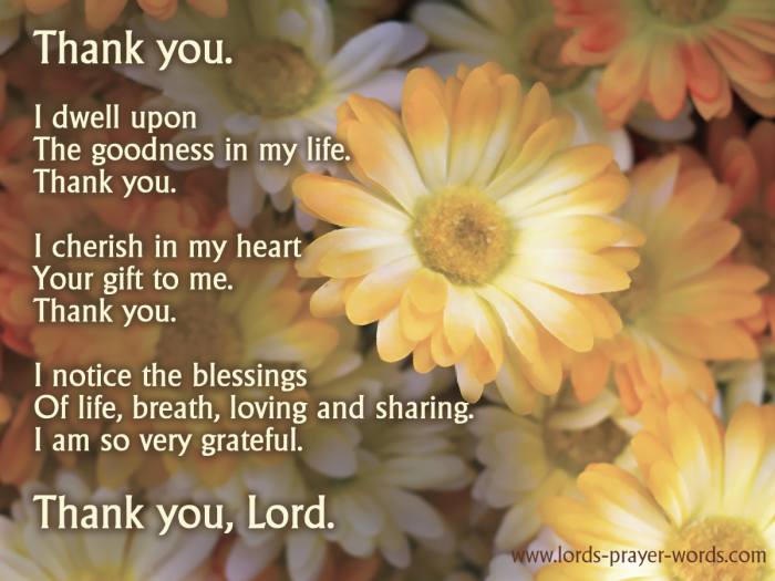 thanksgiving prayer