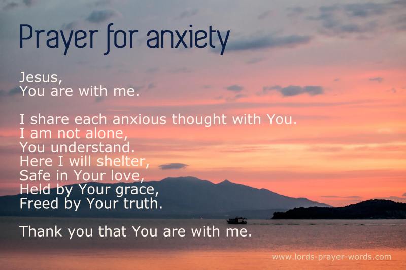 Prayer for Anxiety and Worry