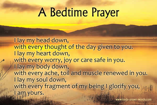 12 Good Night Prayers Before Sleep Bed