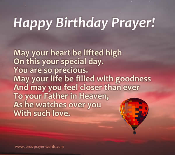 my birthday prayer quotes