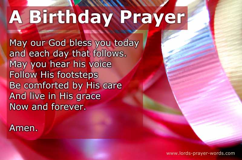 A Birthday Prayer For A Friend - Gwenny Jacquelynn