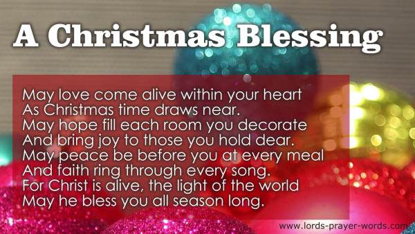 12 Short Christmas Prayers Blessings