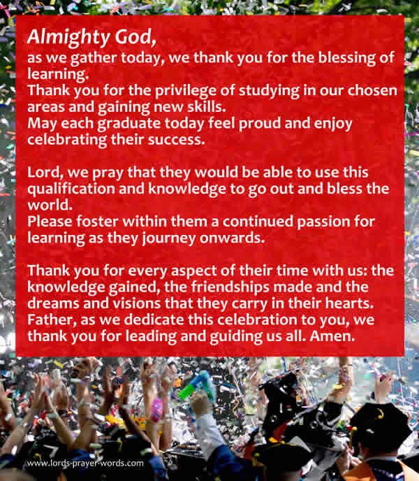 Graduation Prayers & Messages for Students