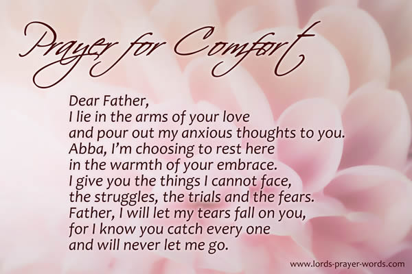 a prayer for comfort