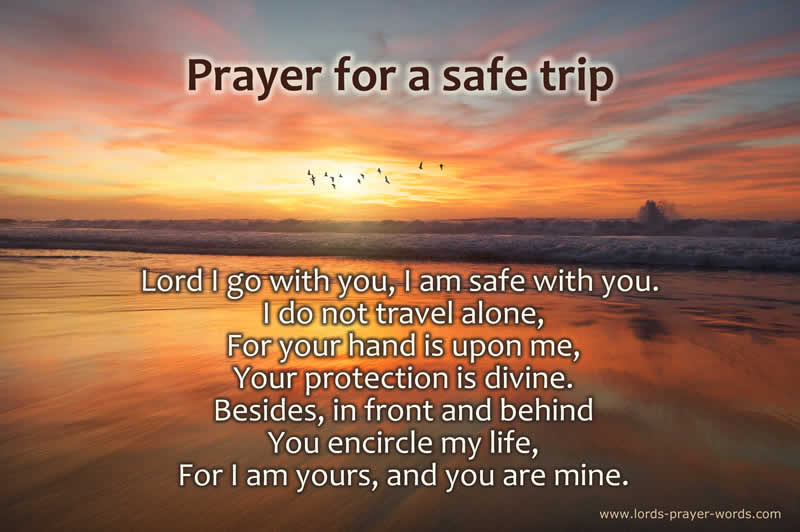 prayer for safe travel and protection for a friend