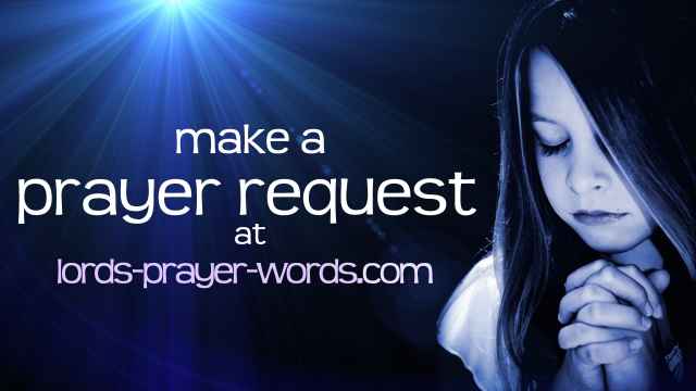 make a prayer request